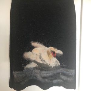 Anthropologie | Troubadour Swan Skirt